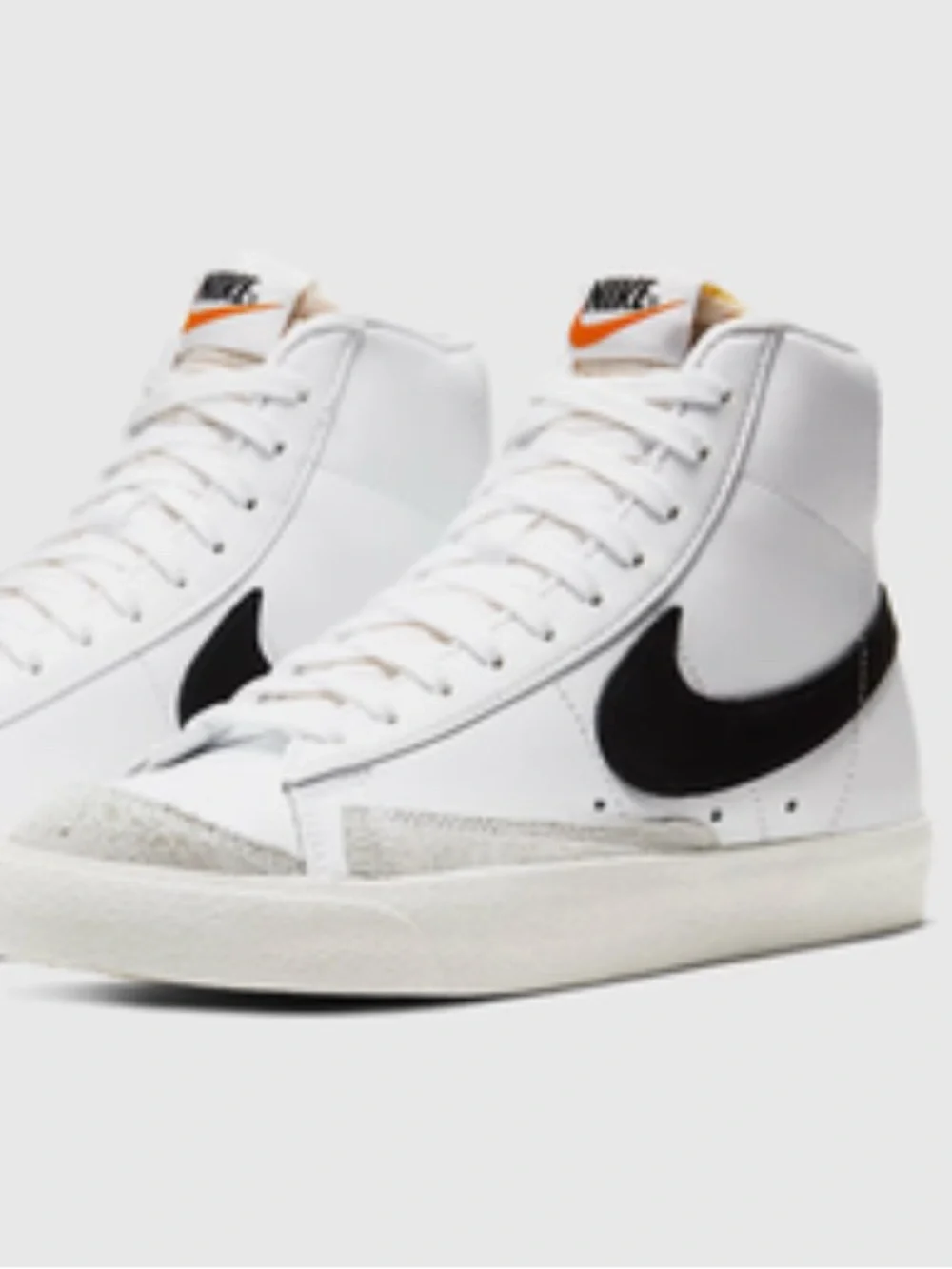 Nike Blazer Mid ’77 High Top Sneakers Kids 4Y White Black